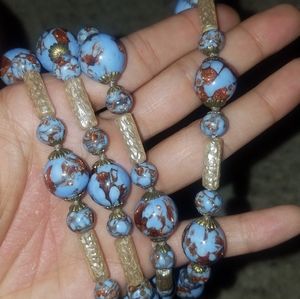 Vintage Long Beaded Necklace